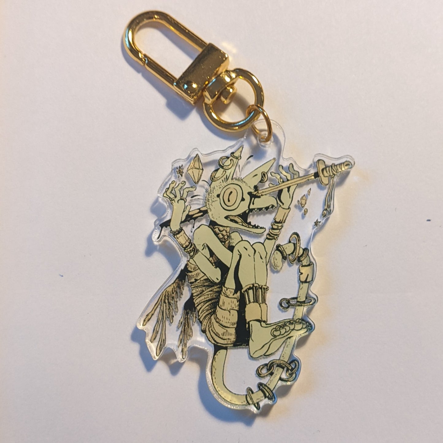 Supernatural Fox Keychain