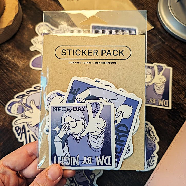 Sticker pack (7 stickers)